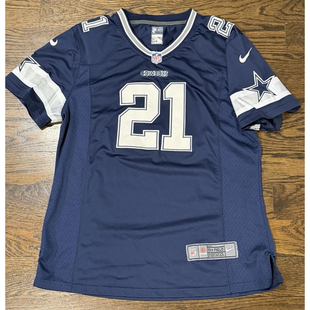 Nike Stitched Dallas Cowboys Ezekiel Elliott Jersey Youth Large Football NFL Kid
